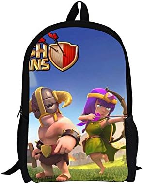 Clash of Clans Cartoon Schoolbag Pupils Shoulders Bag Kids Backpack (Style8)