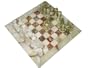12" x 12" Green Onyx & White Onyx Chess Set Staunton Style Pieces - Prices Dropped to Move Inventory
