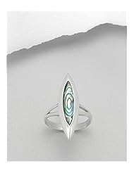 Shell Ring In 92.5 Sterling Silver
