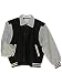 BLACK WOOL BODY: Assorted Color Leather Sleeves