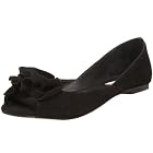 Steve Madden Florale Open Toe Ruffle Flat