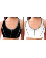 Danskin Foam Sports Bras, Value 2-Pack Medium Impact