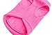 EXPAWLORER Polar Fleece Vest Dog Clothes - Fall Dog Sweater Pet Clothing, Warm Soft Pullover Sleeveless Dog Jacket with Small Pocket, Cold Winter Coat for Small Medium Large Dogs (Hot Pink, L)
