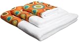 Popular Bath "Hanna Orange" 3-Piece Towel Set