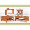 Mission Style Oak Finish Wood Occasional Side End Table