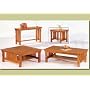 Mission Style Oak Finish Wood Occasional Side End Table