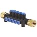 SMC KM Series Polybutylene Terephthalate Push-to-Connect Tube Fitting Manifold, Tube OD x BSPT Female