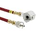 Alemite 6704-A Grease Gun Hose, 12" Length, 4,800 psi Maximum Working Pressure, Includes 304300A Coupler, 317840-1 Hose, & 301980 Swivel, 1/8" Male NPTF
