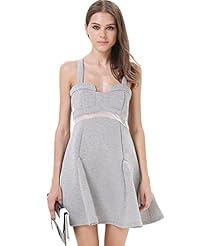 Sexy Flared-Skirt General Print  Short Sleeveless Spaghetti Strap Polyester Mini Dress  With Ruffles