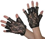 LaceGloves 9" Fingerless.Black
