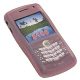 Blackberry 8100 Pearl Pink Silicone Case - Includes TWO Bonus Personal Charm Straps!