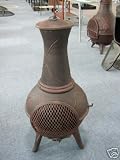 NEW STYLE CHIMINEA IN ANTQUE RED