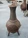 Outdoor Living : NEW STYLE CHIMINEA IN ANTQUE RED
