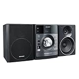Sharp Electronics XLDH259N 160W Micro System with Docking Slot for iPod (Black)