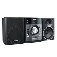 Sharp Electronics XLDH259N 160W Micro System with Docking Slot for iPod (Black)