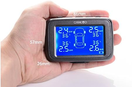 GSMfactory 4 Sets of External Sensor Tire Pressure Monitoring System TPMS