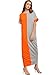 Milumia Women's Summer Boho Color Block Pockets Caftan Maxi Dresses