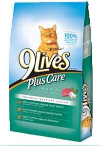 9Lives Plus Care Grilled Tuna and Egg Flavor Dry Cat Food 13.3-lb bag