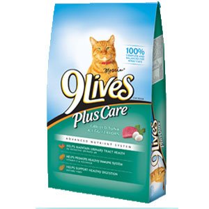 9Lives Plus Care Grilled Tuna and Egg Flavor Dry Cat Food 13.3-lb bag