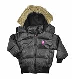 U.S. Polo Assn. Black Print Girls Coat (6X)