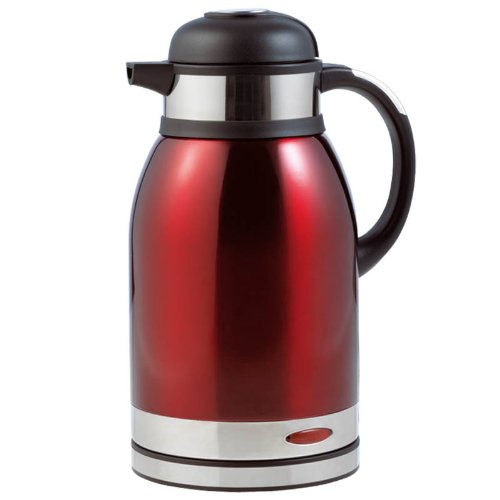 TV Das Original 06720 Gourmet Maxx Thermo-Wasserkocher, edelstahl rot