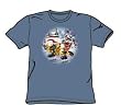 Garfield - Ice Skating - Youth Slate S/S T-Shirt For Boys