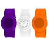 Breda Women's "Lilly" White Slap on Silicone Watch Set