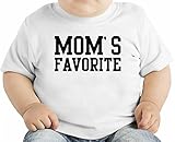 Mom's Favourite Slogan オーガニックベビーTシャツ 12 - 18 Months