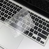 Knopa® - CLEAR Keyboard Cover Silicone Skin for New Apple MacBook Pro 13", 15", 17" Keyboard will fit MacBook Pro with or w/out Retina Display / MacBook Air 13".