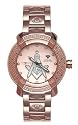 Aqua Master Men's 96 Model Diamond Watch with Masonic Symbol Dial