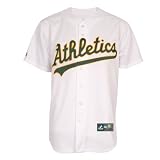 MLB Oakland Athletics Replica Home Jersey, Ivory, Medium