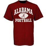 Alabama Crimson Tide Crimson Old School Football T-shirt