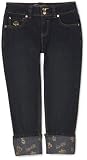 Dereon Girls 2-6x Denim Roll Up Capri