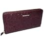 Kena Kai DataSafe� Ostrich Zippered Wallet (Brown)