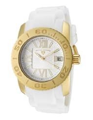 Swiss Legend Womens 10114-YG-02 Commander White/Yellow Gold-Tone Watch
