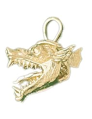 CleverEves 14K Gold Pendant Dragon Head 8.1 - Gram(s)
