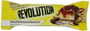 Pure Protein Revolution Chocolate, Peanut Caramel, 6 - 1.76 oz Bars