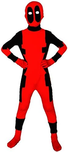 FasCosplay Unisex Lycra Spandex Zentai Halloween Kids Cosplay Costumes-(120-130CM)-Medium