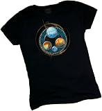 Atlantis -- Stargate Atlantis Crop Sleeve Fitted Juniors T-Shirt