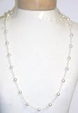 Ivory Beads Long Chain Eye Glass Holder Necklace for Women