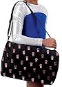 Girls Ballet NICE sized Duffle Bag - 4562 - Embroidered Ballet Shoes on the duffle bag - Great for a dance bag, nice sized!