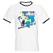 Honky Tonk White Lighting Pit bull Ringer T by CafePress