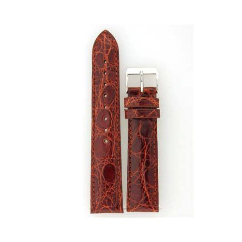 Ladies' Genuine Crocodile Watch Band Color Tan Size 18mm Watchband With Built In Spring Bars