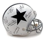 Dallas Cowboys Autographed Full Size Throwback Helmet with SB MVP Inscriptions