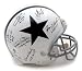 Dallas Cowboys Autographed Full Size Throwback Helmet with SB MVP Inscriptions