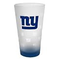 New York Giants Frosted Pint Glasses Set of 2