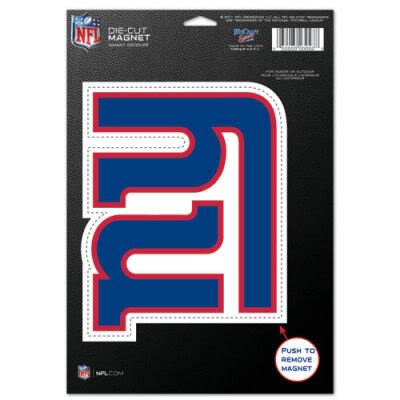 NEW YORK GIANTS OFFICIAL LOGO 6X9 DIE CUT MAGNET