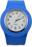 Acczilla Slap Watch - Silicone Slap On Watch - Light Blue - Large