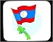 Mouse Pad with country, international, Laos