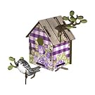 Purple Pattern Decorative Birdhouse